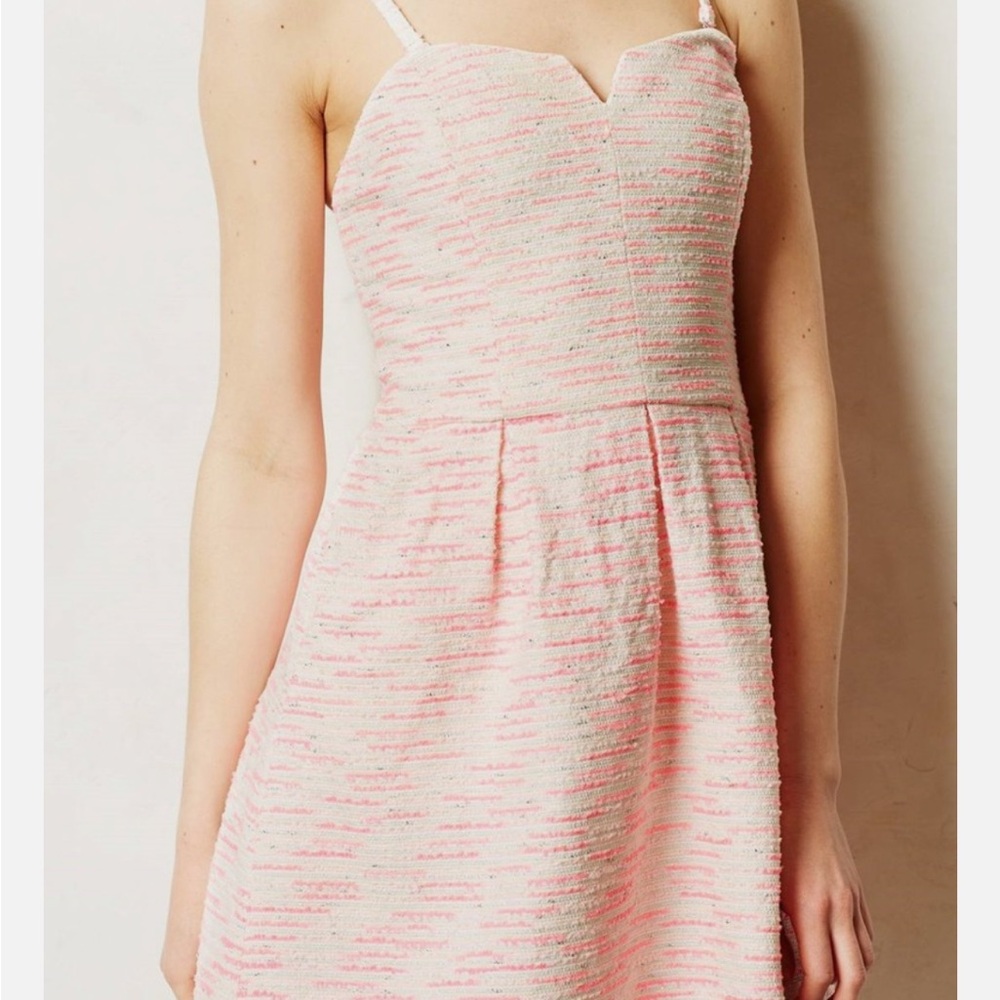 Moulinette Soeurs Pink and White Mini Dress - Picture 6 of 16